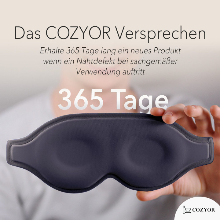 Kopie von Schlafmaske 100% Dunkelrot Blackout-Effekt 3D Augenmaske
