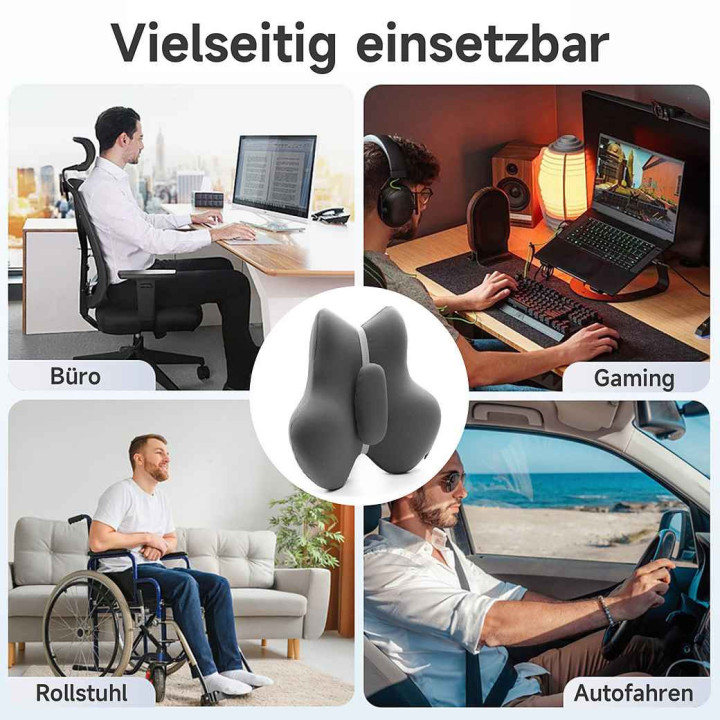 Bandscheibenproblemen auf Flugreisen effektiv vorbeugen Lordose Kissen