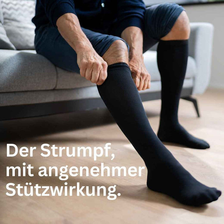 Kompressionsstrümpfe mit 65% Baumwolle, Reisestrümpfe