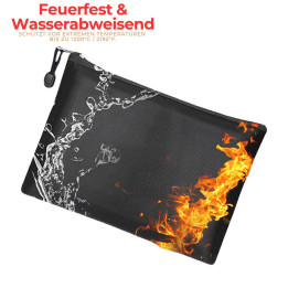 Feuerfeste Dokumententasche: Schutz für Ausweis, Geld & Akten