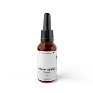 Premium Vitamin D3 + K2 Tropfen – Hochdosiert & Bioverfügbar (50 ml / 1.700 Tropfen)Vitamin D3 (das „Sonnenvitamin“) und Vitamin K2 sind Essentiell und  zwei der am besten erforschten Mikronährstoffe, wenn es um gesunde Alterung und tägliche Vitalität geht. Sie arbeiten im Körper als unschlagbares Team: